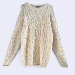🎉Men's Cream and Tan Jumper